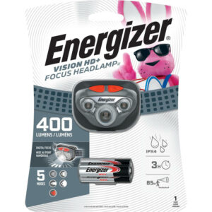 Energizer Vision HD + 400 lm Gray LED Headlight AAA Battery HDD32E