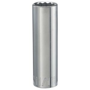 Craftsman 11/16 in. X 1/2 in. drive SAE 12 Point Deep Deep Socket