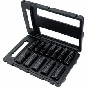 Craftsman 1-1-16 in. X 1/2 in. drive SAE 6 Point Standard Deep Impact Socket 12 pc - Image 2
