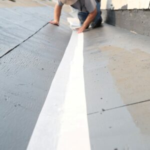 AMES Peel & Stick Gray Rubber Waterproofing and Seam Tape - Image 5