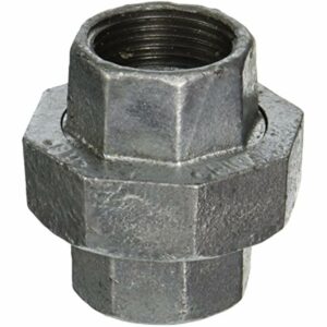 STZ Industries 1 in. FIP each X 1 in. D FIP Galvanized Malleable Iron Union