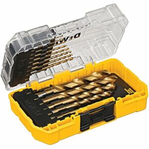 DeWalt Pilot Point Titanium Drill Bit Set Straight Shank 14 pc DW1354 - Image 3