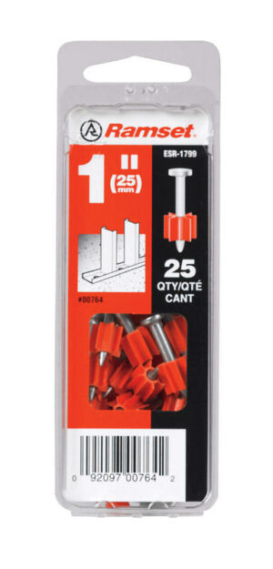 Ramset Powder Drive Pin 0.145 1 in. 25-Pack