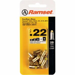 Ramset .25 in. L Steel Powder Loads 25 pk
