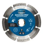 Century Drill & Tool 4 in. D X 7/8 in. Diamond Segmented Rim Diamond Saw Blade