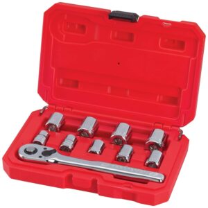 Craftsman Assorted X 3/8 in. drive Metric 6 Point Standard Socket 10 pc - Image 2
