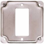Raco Square Steel 1 gang 4.125 in. H X 4.125 in. W Exposed Work Cover