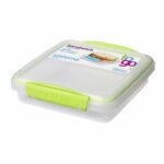Sistema 15.2 oz Clear Sandwich Box (Colors May Vary)