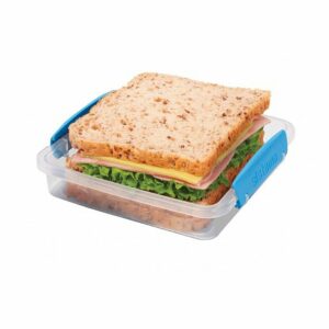 Sistema 15.2 oz Clear Sandwich Box (Colors May Vary) - Image 2