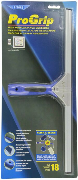 Ettore ProGrip 18 in. Stainless Steel Squeegee - Image 3