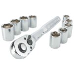 Craftsman Assorted X 3/8 in. drive Metric 6 Point Standard Socket 10 pc