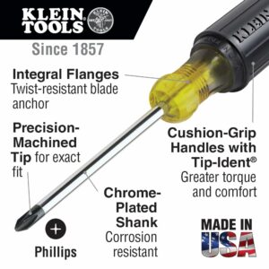 Klein Tools Cushion-Grip 3 in. L Phillips Mini Screwdriver 604-3 - Image 2