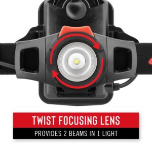 Coast HL7 305 lm Black LED Head Lamp AAA Battery HL7 - Image 4