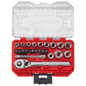 Craftsman 1/4 in. drive Metric 6 Point Mechanic's Tool Set 24 pc - Image 2