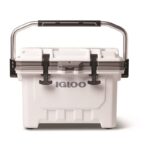 Igloo 24 qt IMX Lockable Insulated Ice Chest Injection Molded Cooler, White
