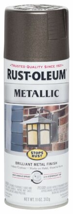 Rust-Oleum Stops Rust Dark Bronze Metallic Spray Paint 11 oz