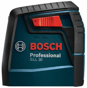Bosch 2 beam Self Leveling Self Leveling Cross Line Laser 30 ft. 4 pc GLL 30 - Image 2