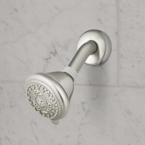 Waterpik PowerSpray Plus Brushed Nickel 6 settings Showerhead 1.8 gpm - Image 2