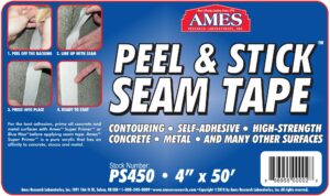 AMES Peel & Stick Gray Rubber Waterproofing and Seam Tape - Image 2