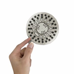 Waterpik PowerSpray Plus Brushed Nickel 5 settings Showerhead 1.8 gpm - Image 4