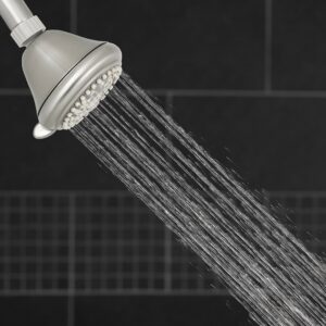 Waterpik PowerSpray Plus Brushed Nickel 6 settings Showerhead 1.8 gpm - Image 3