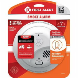 First Alert 10 Year Battery-Powered Ionization Smoke Detector