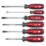 Milwaukee Phillips & Slotted Made In USA Screwdriver Set 6 pc MT200-6