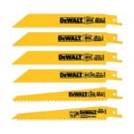DeWalt Bi-Metal Reciprocating Saw Blade Set Multi TPI 6 pk DW4856