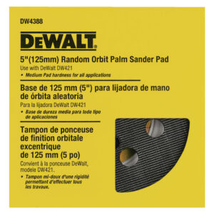 DeWalt 5 in. Resin Hook and Loop Sander Replacement Pad DW4388 - Image 2