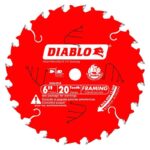 Diablo 6 in. D X 1/2 in. TiCo Hi-Density Carbide Framing Blade 20 teeth