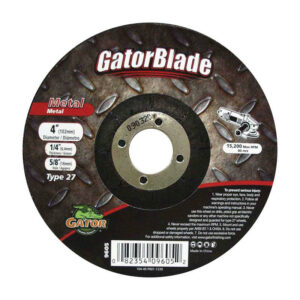 Gator 4 in. D X 5/8 in. in. Metal Grinding Wheel 9605