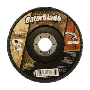 Gator 4 in. D X 5/8 in. Aluminum Oxide Flap Disc 36 Grit 9703