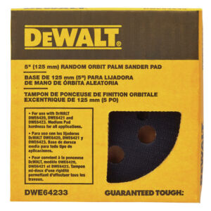 DeWalt 5 in. D Rubber Sander Pad 8500 rpm DWE64233 - Image 3