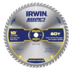 Irwin Marathon 10 in. D X 5/8 in. Carbide Miter and Table Saw Blade 60 teeth