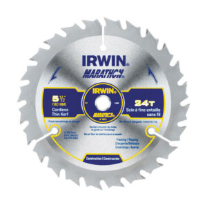 Irwin Marathon 5-1/2 in. D X 10 mm Carbide Circular Saw Blade 24 teeth