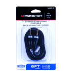 Monster Just Hook It Up 6 ft. L Stereo Audio Cable 3.5 mm 140285-00