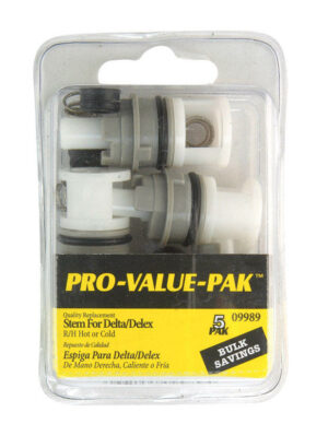 Danco 3S-2H/C Hot and Cold Faucet Stem For Delta 09989 5-Pack