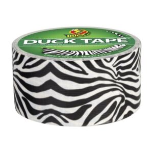 Duck 1.88 in. W X 10 yd L Black/White Zig-Zag Zebra Duct Tape 1398132 - Image 3