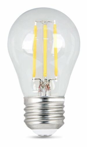 Feit Enhance A15 E26 Medium Filament LED Bulb Daylight 60 Watt Equivalence 2 pk - Image 2
