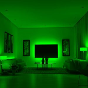 Monster Just Color It Up Multicolored Plug-In LED Smart-Enabled Mood Light Strip Kit - Image 6