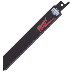 Milwaukee SAWZALL 6 in. Carbide Grit Carbide-Grit Reciprocating Blade  3 pk - Image 2