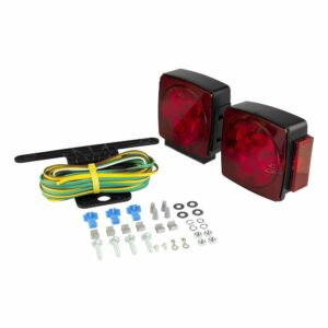 Hopkins Red Square Stop/Tail/Turn LED Light Kit C7423 - Image 2
