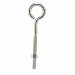 Hampton 3/8 in. X 6 in. L Stainless Stainless Steel Eyebolt (Pack of 5)