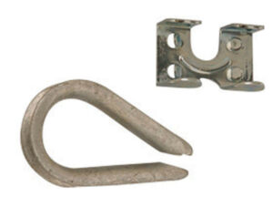 Campbell Zinc-Plated Nickel Rope Clamps B7679035 - Image 2