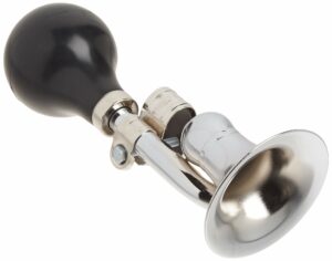 Bell Sports Honker 300 Steel Bugle Horn Silver/Black