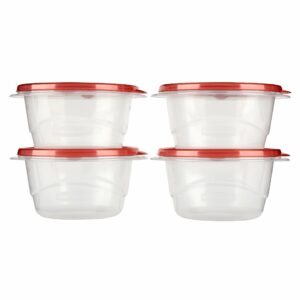 Rubbermaid TakeAlongs 3.2 cups Clear Food Storage Container 4 pk - Image 3