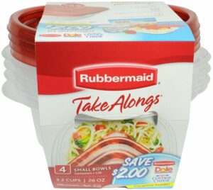 Rubbermaid TakeAlongs 3.2 cups Clear Food Storage Container 4 pk - Image 2