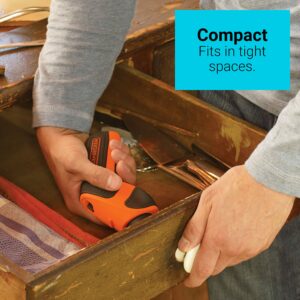Black+Decker 4V MAX Cordless Rechargeable Screwdriver BDCS20C - Image 5