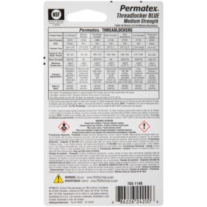 Permatex Medium Strength Threadlocker Gel 0.2 oz 21601 - Image 2