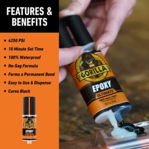 Gorilla Ultra Strength Epoxy Epoxy Syringe 25 ml - Image 5